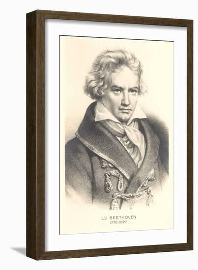 Ludwig Von Beethoven-null-Framed Art Print