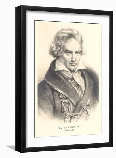 Ludwig Von Beethoven-null-Framed Art Print