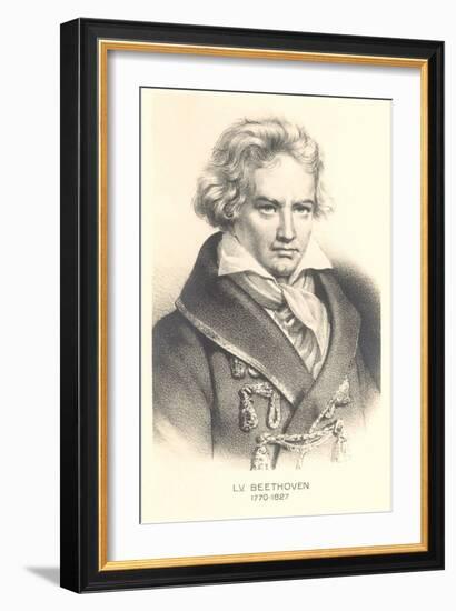 Ludwig Von Beethoven-null-Framed Art Print