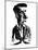 Ludwig Wittgenstein, Caricature-Gary Gastrolab-Mounted Photographic Print