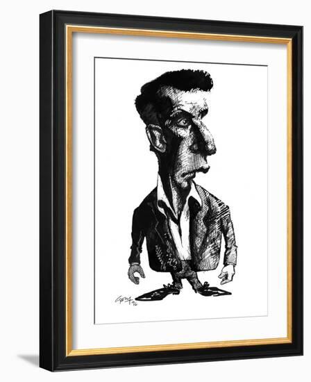 Ludwig Wittgenstein, Caricature-Gary Gastrolab-Framed Photographic Print