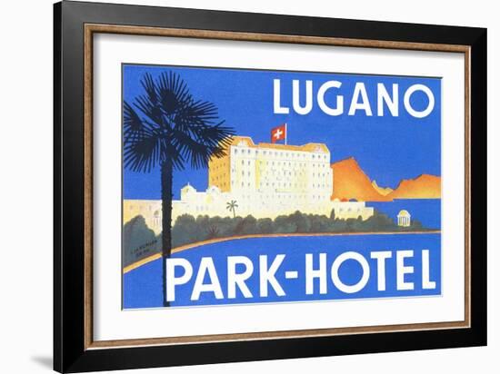 Lugano Park Hotel-null-Framed Art Print