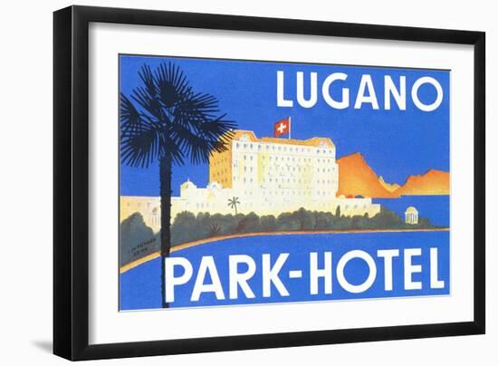 Lugano Park Hotel-null-Framed Art Print