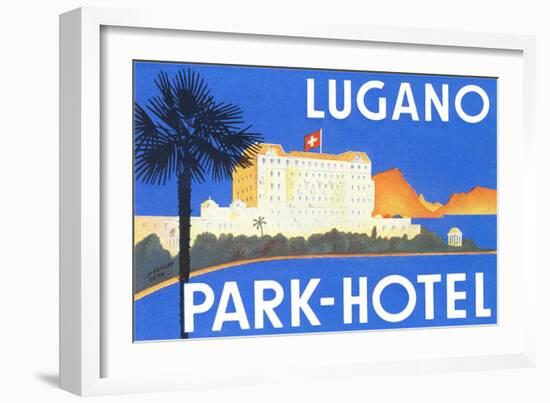 Lugano Park Hotel-null-Framed Art Print