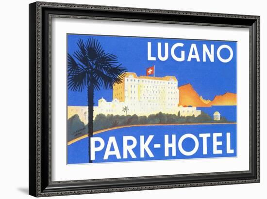 Lugano Park Hotel-null-Framed Art Print