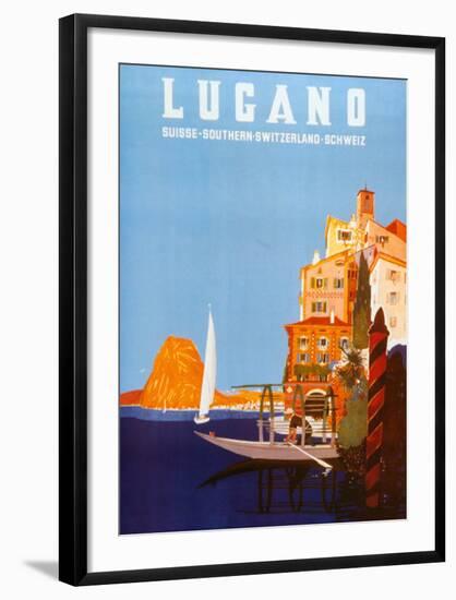 Lugano-Daniele Buzzi-Framed Art Print