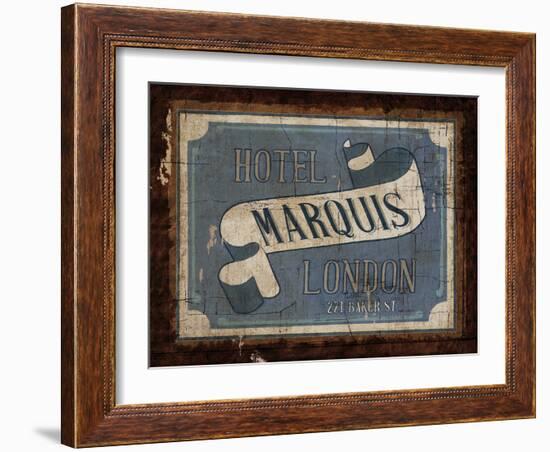 Luggage Label II-Marco Fabiano-Framed Art Print