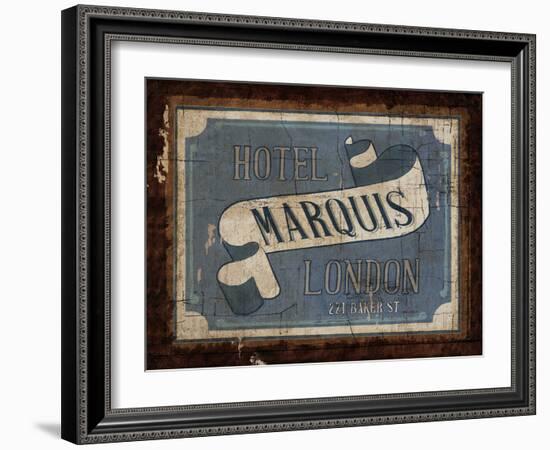 Luggage Label II-Marco Fabiano-Framed Art Print