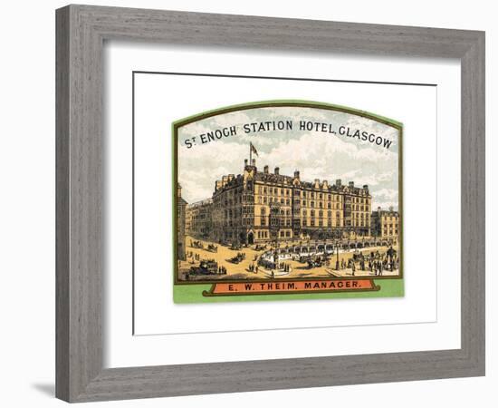 Luggage Label-null-Framed Giclee Print