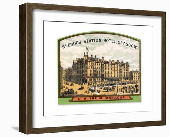 Luggage Label-null-Framed Giclee Print