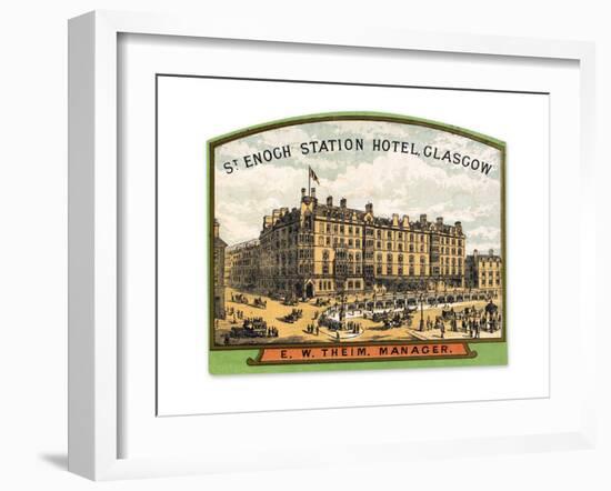 Luggage Label-null-Framed Giclee Print