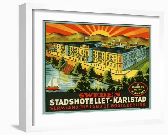 Luggage Stadshotellet-Karlstad-null-Framed Giclee Print