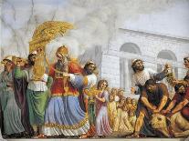 Italy, Florence, Palazzo Pitti, David Accompanies Transportation of Ark of Covenant, 1816-Luigi Ademollo-Giclee Print