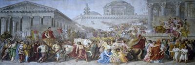 Fall of Carthage-Luigi Ademollo-Giclee Print