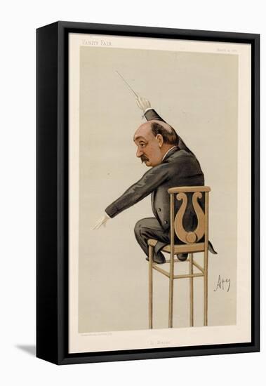 Luigi Arditi - Il Bacio cartoon in Vanity Fair-Carlo Pellegrini-Framed Premier Image Canvas