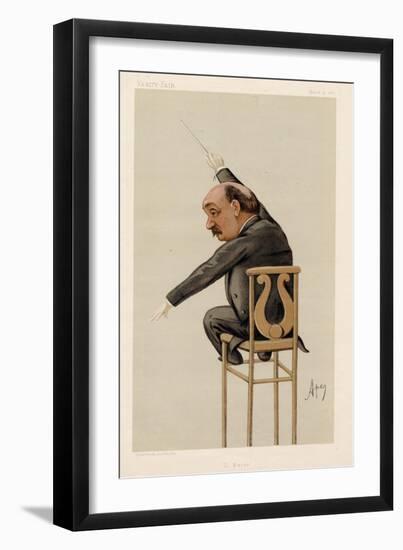Luigi Arditi - Il Bacio cartoon in Vanity Fair-Carlo Pellegrini-Framed Giclee Print