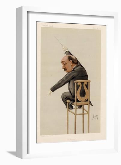 Luigi Arditi - Il Bacio cartoon in Vanity Fair-Carlo Pellegrini-Framed Giclee Print
