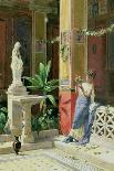 Portico of Octavia in Rome, 1869-Luigi Bazzani-Giclee Print