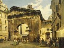 In a Courtyard in Pompeii-Luigi Bazzani-Giclee Print
