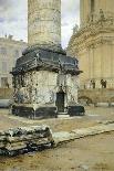 The Arch of Septimius Severus in Rome-Luigi Bazzani-Framed Giclee Print