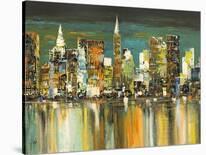 New York, riflessi del mattino-Luigi Florio-Stretched Canvas