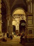 Santa Maria Del Popolo Church in Rome-Luigi Marchesi-Framed Giclee Print