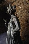 Bronze Statue of Bacchus, Capalbio, Tuscany, Italy-Luigi Masotti-Framed Premier Image Canvas