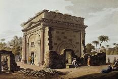 Arab Dwelling Built on Ancient Ruins Along the Menuf Canal in Egypt from Views in Egypt, 1804-Luigi Mayer-Framed Premier Image Canvas