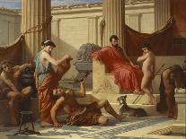 Egypt, Alexandria, Granite Pillars of Portico of Canopus, 1804-Luigi Mussini-Giclee Print