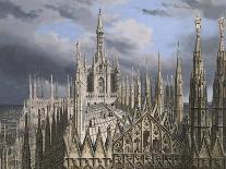 Roof of Milan Cathedral-Luigi Ossip Premazzi-Giclee Print