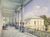Bedroom of Tsar Alexander I in the Alexander Palace, Tsarskoye Selo, 1855-Luigi Premazzi-Framed Giclee Print