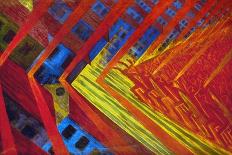 The Dynamism of an Automobile, 1911 (Oil on Canvas)-Luigi Russolo-Framed Giclee Print