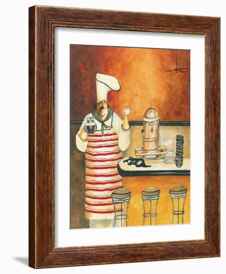 Luigi with Latte-Jennifer Garant-Framed Giclee Print