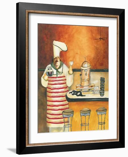 Luigi with Latte-Jennifer Garant-Framed Giclee Print