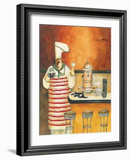 Luigi with Latte-Jennifer Garant-Framed Giclee Print