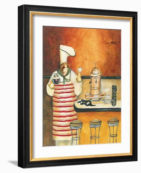 Luigi with Latte-Jennifer Garant-Framed Giclee Print