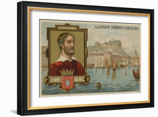 Luis De Camoes, Portuguese Poet-null-Framed Giclee Print