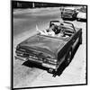 Luis Mariano and Annie Cordy Drinving a Cabriolet-Marcel Begoin-Mounted Photographic Print