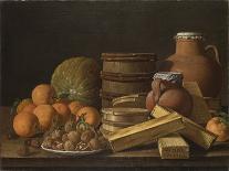 Still Life with Oranges and Walnuts, 1772-Luis Meléndez-Mounted Giclee Print