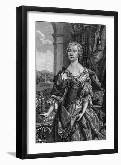 Luise Adelgund Gottsched-E G Hausmann-Framed Art Print