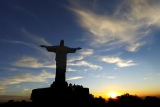 Christ The Redeemer Statue In Rio De Janeiro In Brazil-luiz rocha-Photographic Print