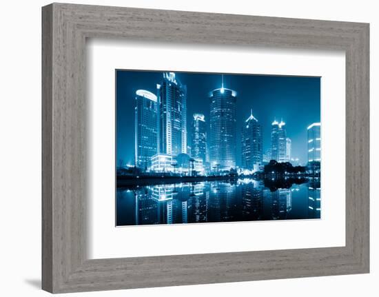 Lujiazui Finance Ctr. Shanghai-null-Framed Art Print