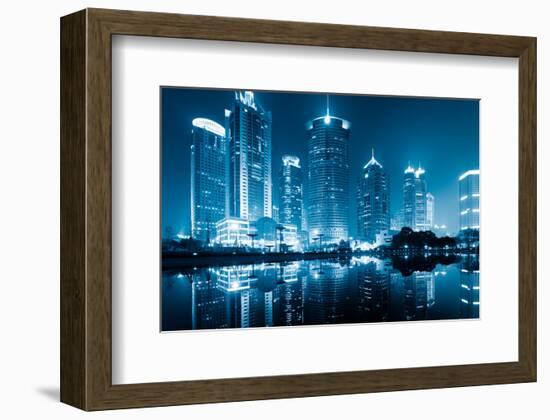 Lujiazui Finance Ctr. Shanghai-null-Framed Art Print