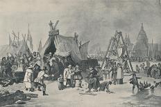 Frost Fair on the Thames, in 1814-Luke Clennell-Framed Giclee Print