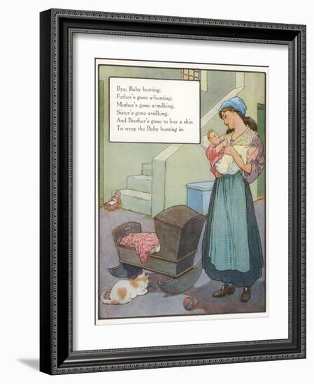 Lullaby, Mother and Child-null-Framed Art Print