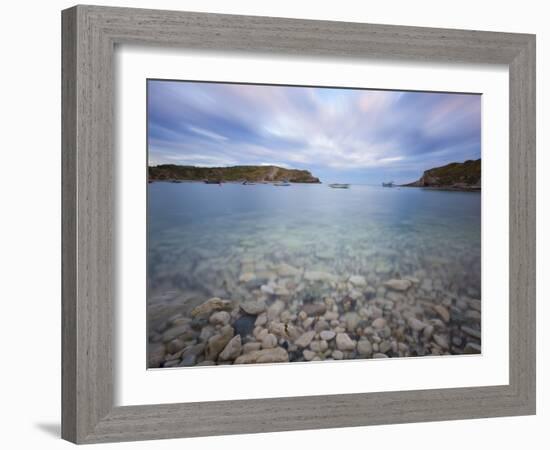 Lulworth Cove, Perfect Horseshoe-Shaped Bay, UNESCO World Heritage Site, Dorset, England-Neale Clarke-Framed Photographic Print