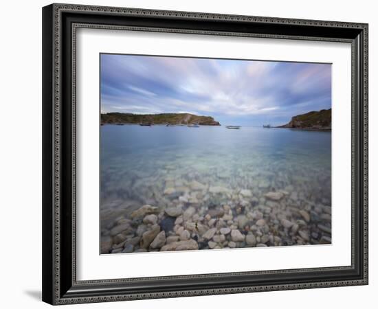 Lulworth Cove, Perfect Horseshoe-Shaped Bay, UNESCO World Heritage Site, Dorset, England-Neale Clarke-Framed Photographic Print