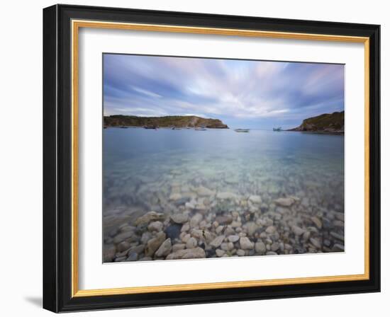 Lulworth Cove, Perfect Horseshoe-Shaped Bay, UNESCO World Heritage Site, Dorset, England-Neale Clarke-Framed Photographic Print