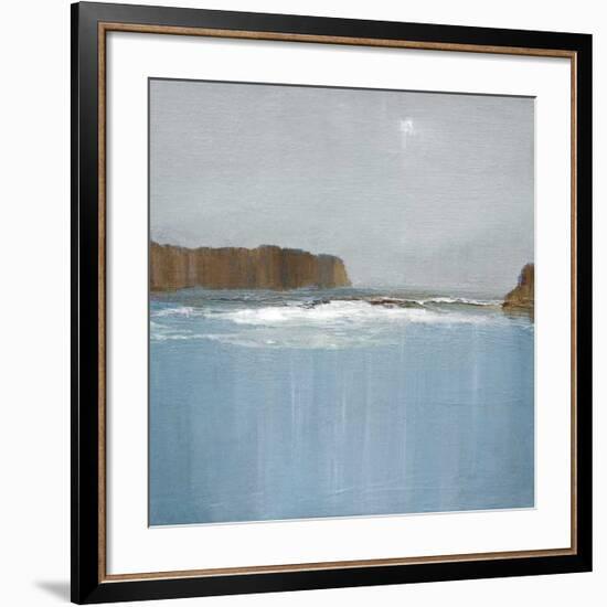 Lulworth Cove-Caroline Gold-Framed Art Print