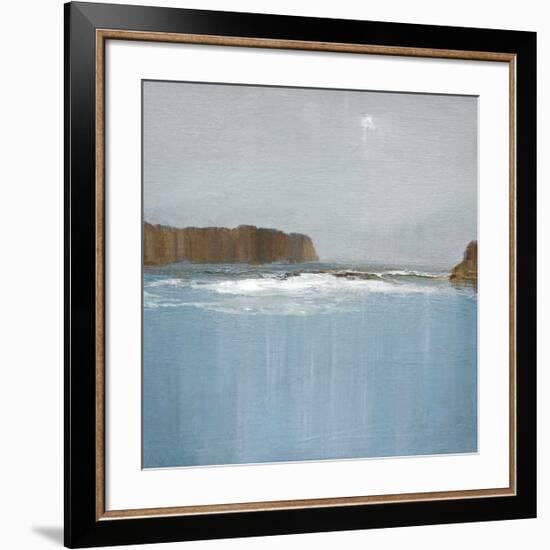 Lulworth Cove-Caroline Gold-Framed Art Print